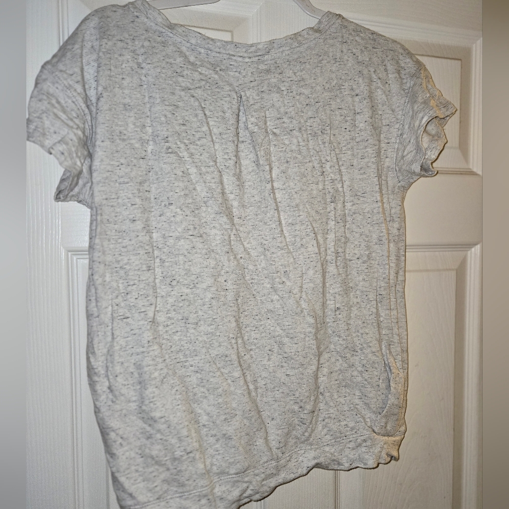 Gray "thick" Shirt with a front and side pockets in Sz Small - Picture 2 of 2